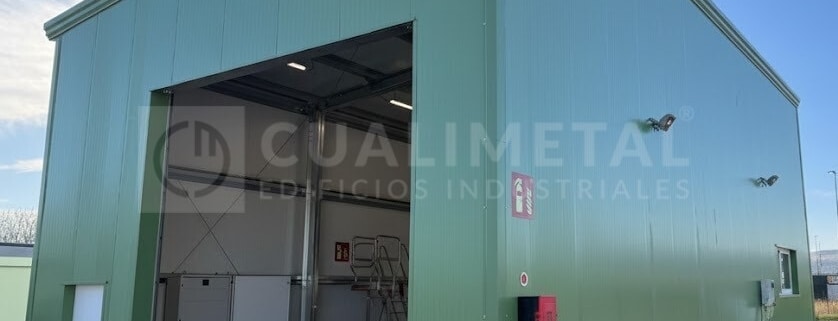Nave modular prefabricada en El Burgo de Ebro (Zaragoza) Cualimetal 1