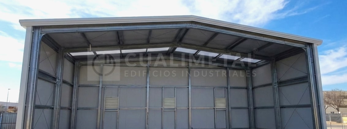 Nave modular metálica 120m2. Mallorca (España) Cualimetal 1