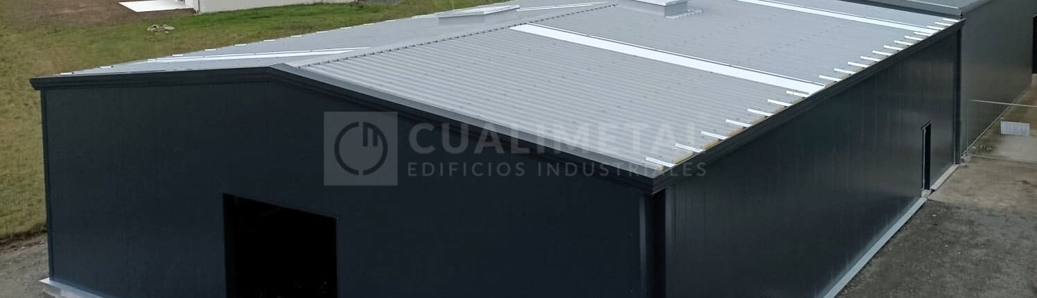 Nave industrial modular 320m2. Bossée (Francia) Cualimetal 1